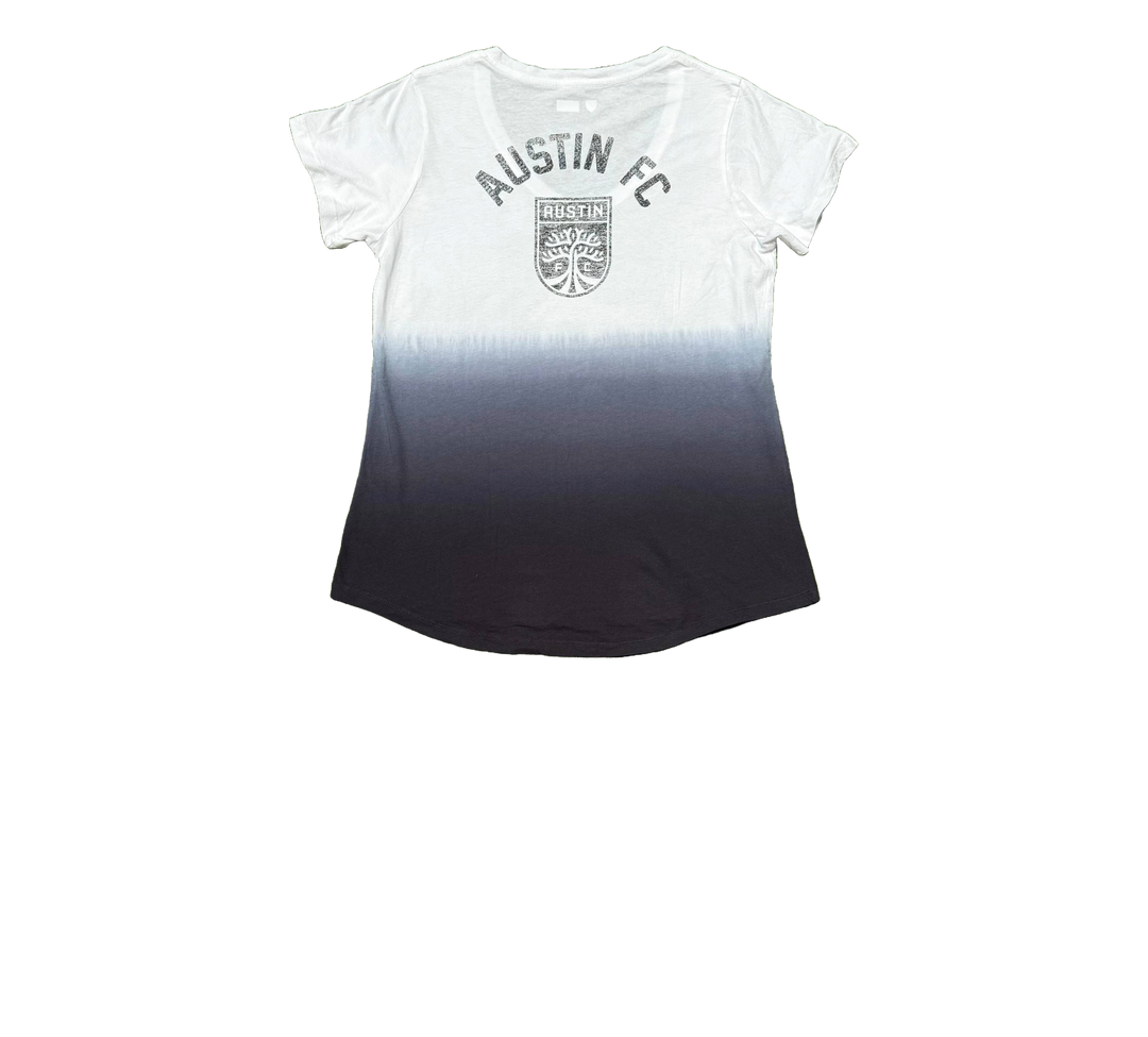AUSTIN FC WOMENS COTTON DIP DYE V-NECK