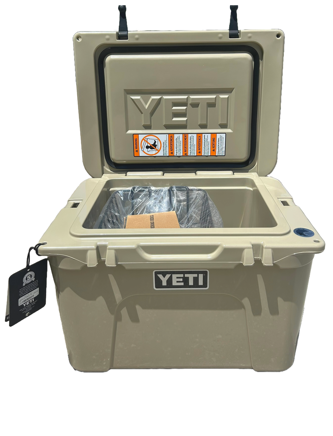 AUSTIN FC YETI TUNDRA 35 PRIMARY LOGO TAN