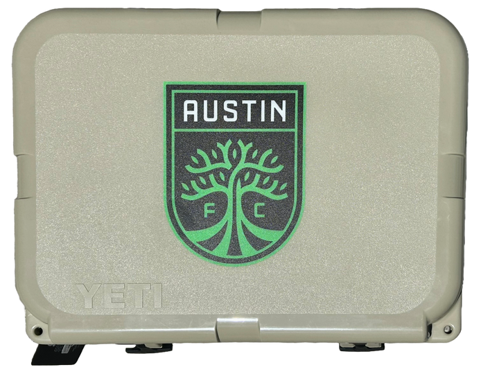 AUSTIN FC YETI TUNDRA 35 PRIMARY LOGO TAN