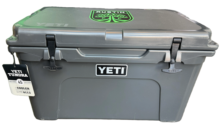 AUSTIN FC YETI TUNDRA 45 PRIMARY LOGO CHARCOAL