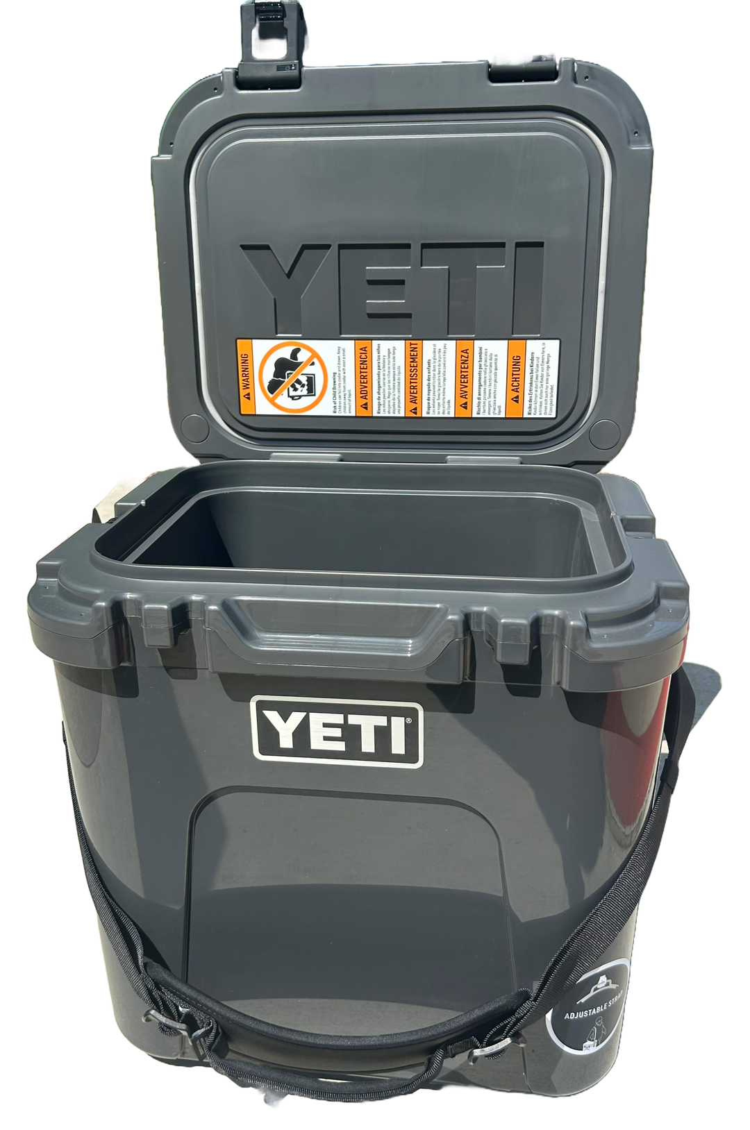 AUSTIN FC YETI ROADIE 24 PRIMARY LOGO CHARCOAL